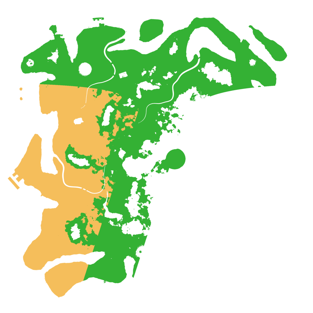 Biome Rust Map: Procedural Map, Size: 4250, Seed: 3051390