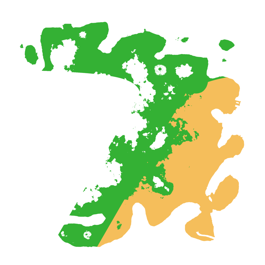 Biome Rust Map: Procedural Map, Size: 3500, Seed: 125875227