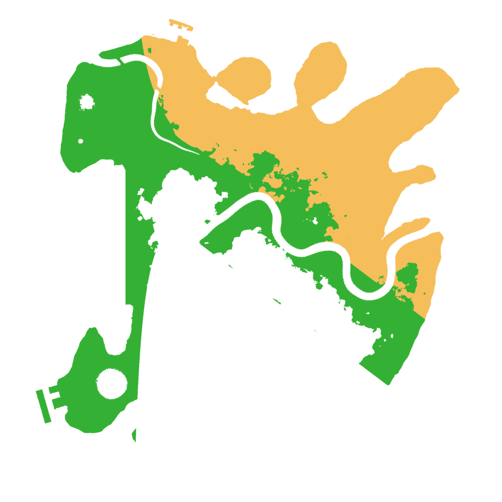 Biome Rust Map: Procedural Map, Size: 3000, Seed: 537965980