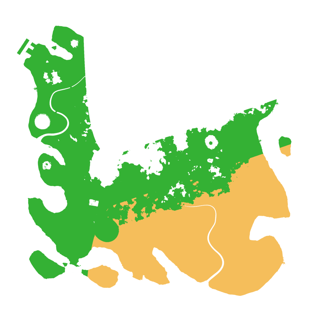 Biome Rust Map: Procedural Map, Size: 3600, Seed: 1950071722