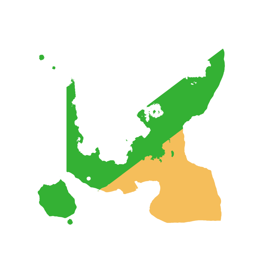 Biome Rust Map: Procedural Map, Size: 2000, Seed: 5132064