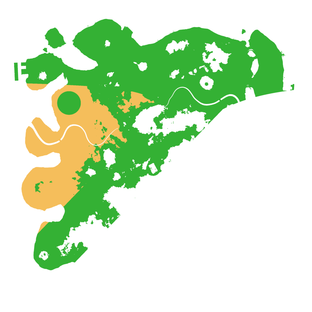 Biome Rust Map: Procedural Map, Size: 3500, Seed: 87763