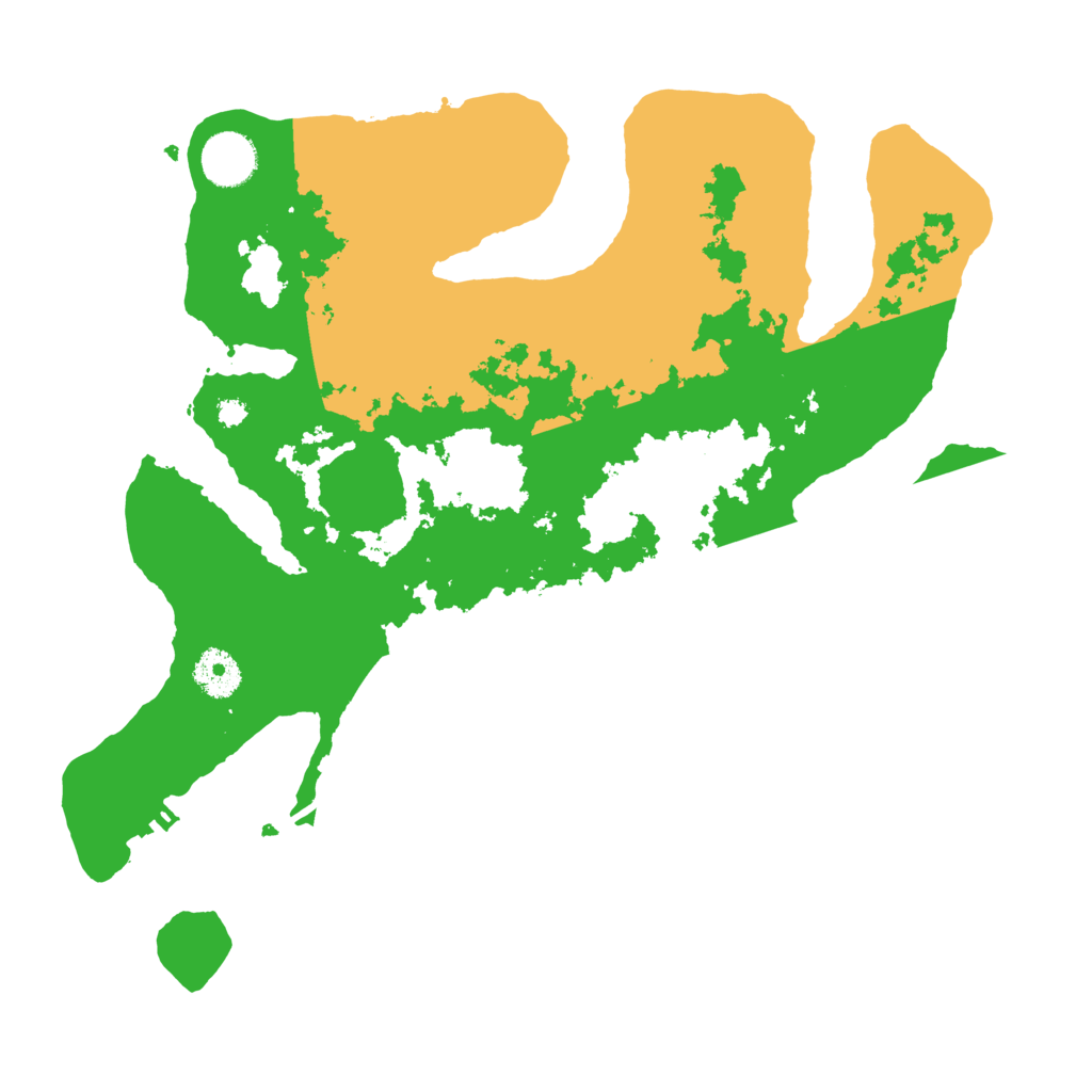 Biome Rust Map: Procedural Map, Size: 3500, Seed: 891117