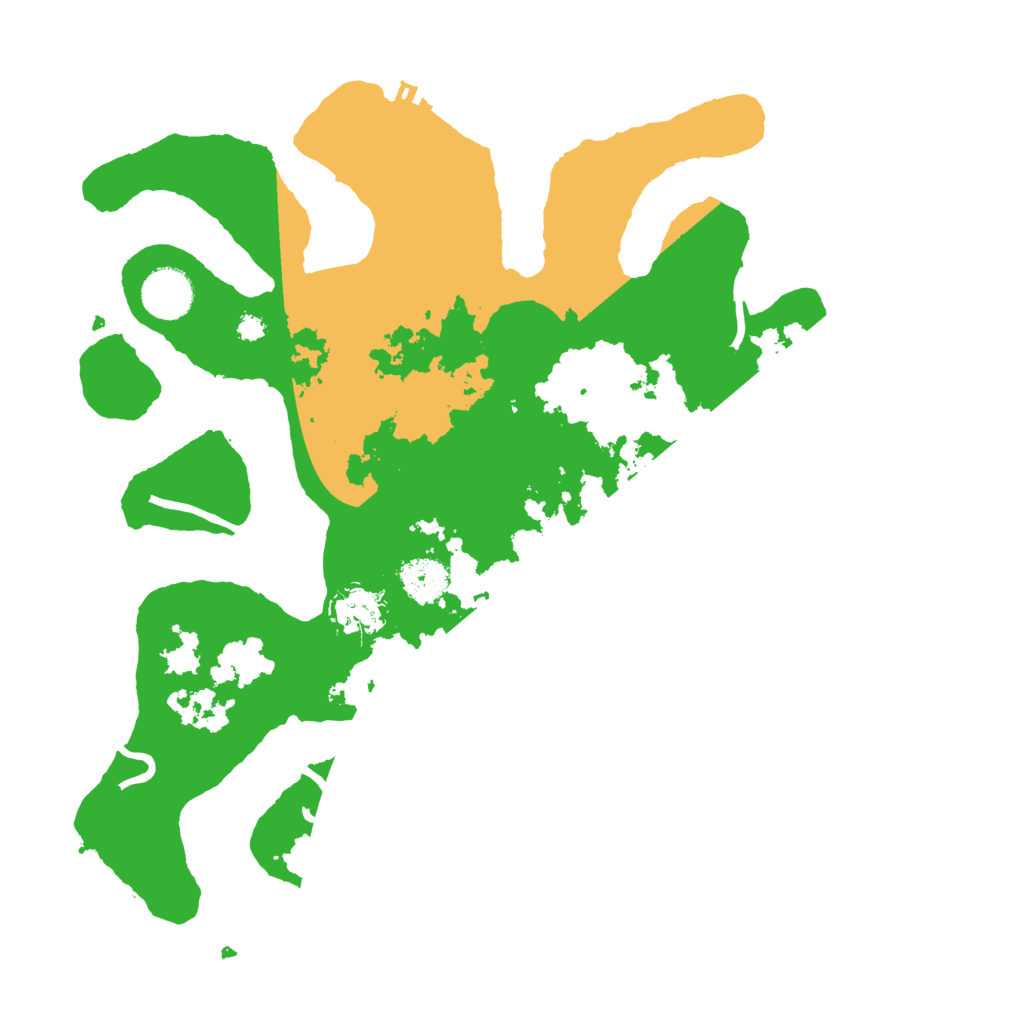 Biome Rust Map: Procedural Map, Size: 3500, Seed: 563913