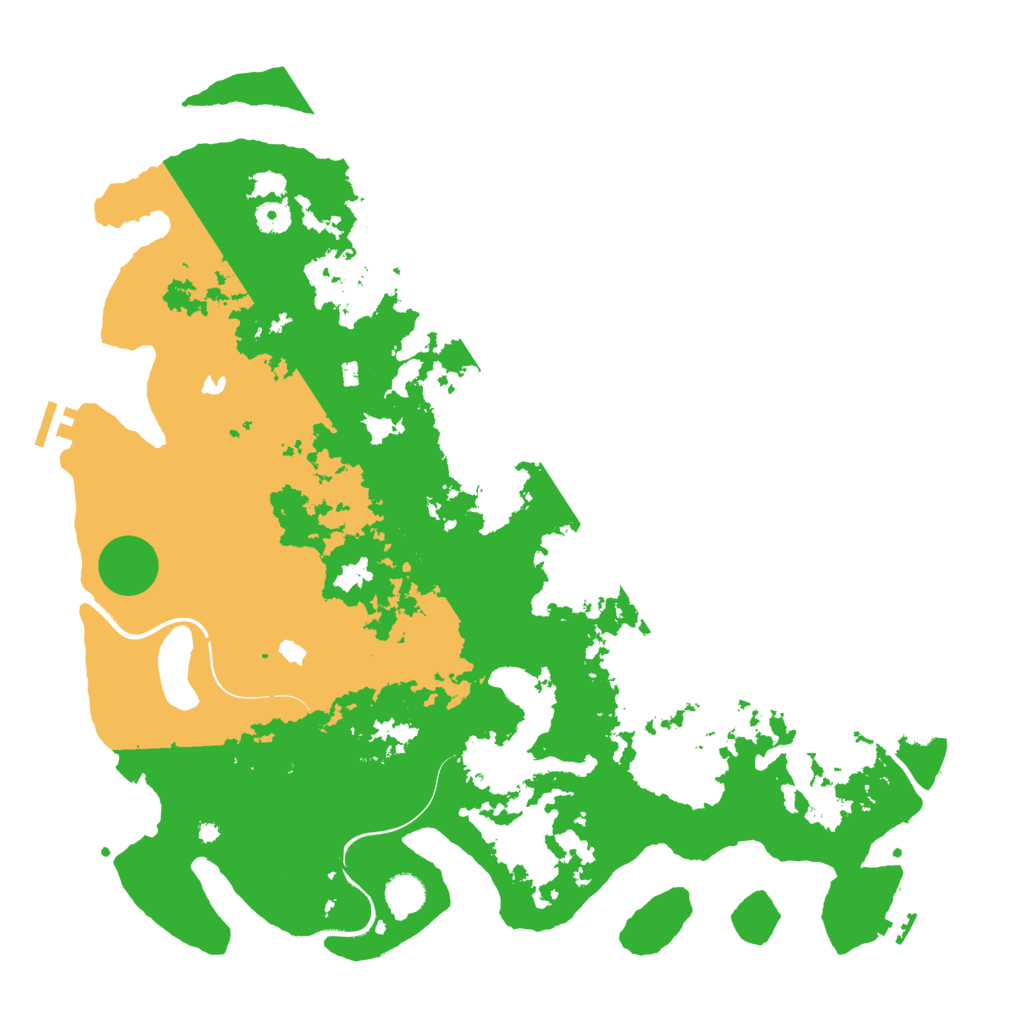 Biome Rust Map: Procedural Map, Size: 4500, Seed: 1616503
