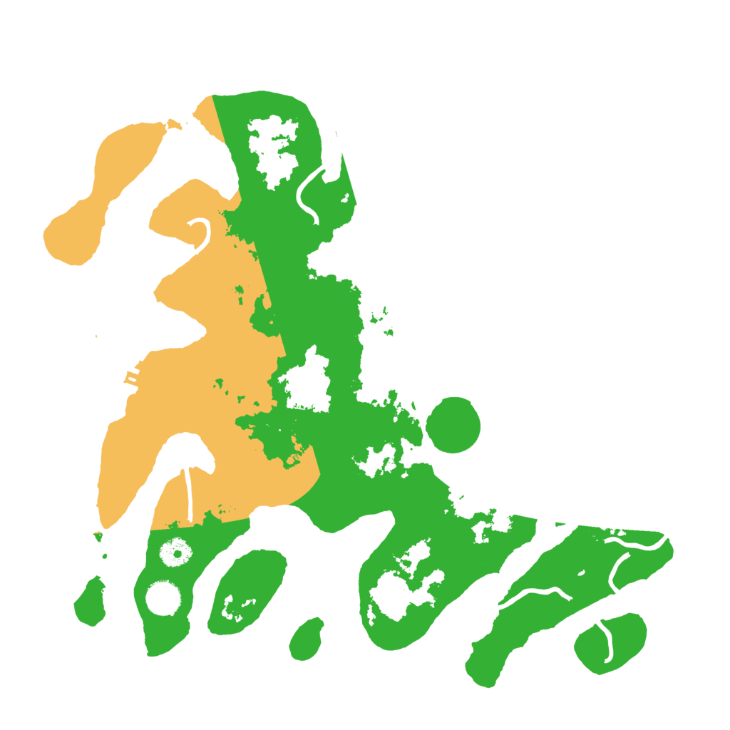 Biome Rust Map: Procedural Map, Size: 3700, Seed: 5598402