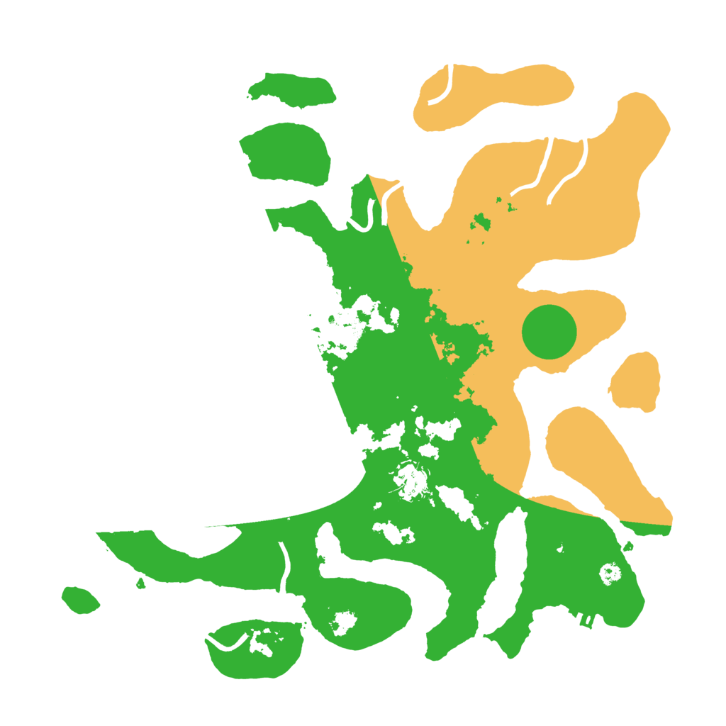 Biome Rust Map: Procedural Map, Size: 3500, Seed: 1683315