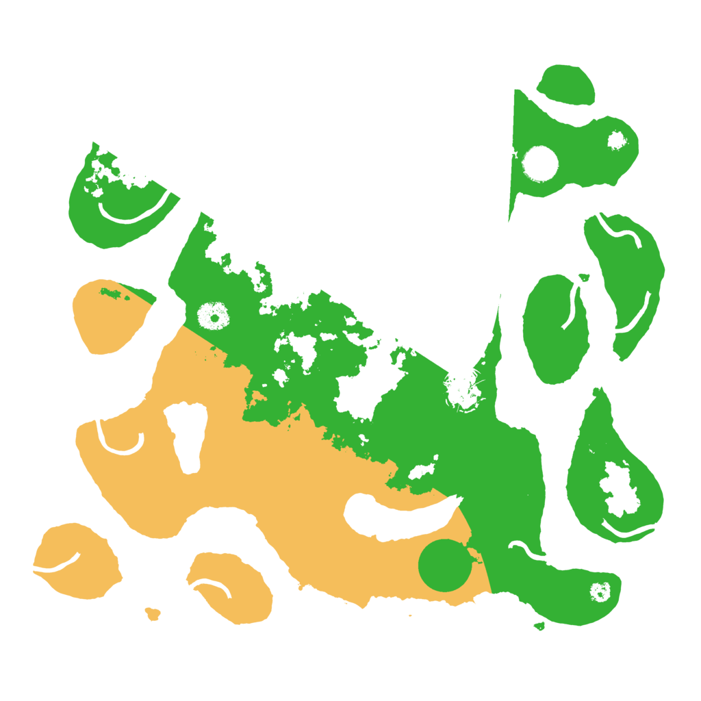 Biome Rust Map: Procedural Map, Size: 3500, Seed: 6150277