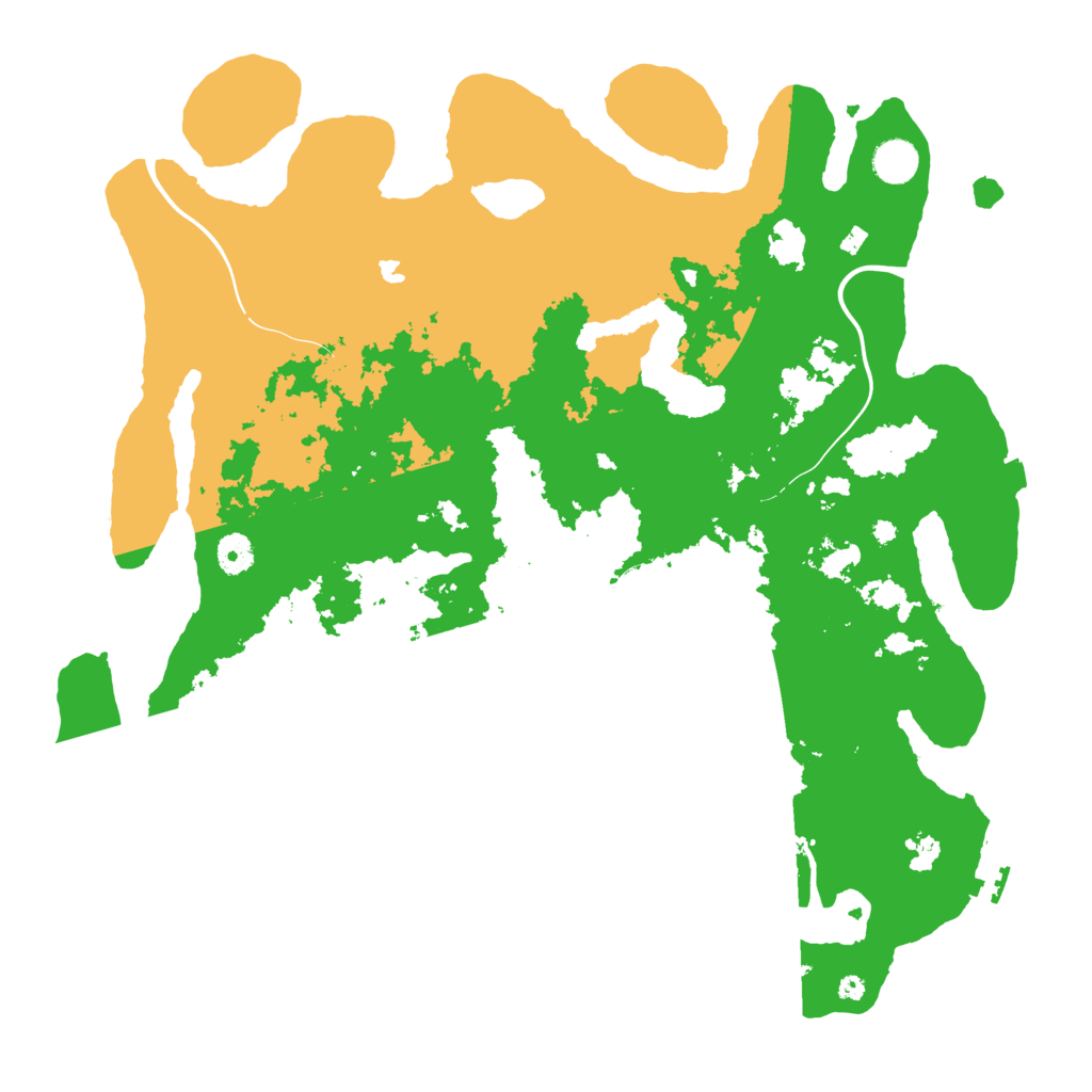 Biome Rust Map: Procedural Map, Size: 4250, Seed: 3655419