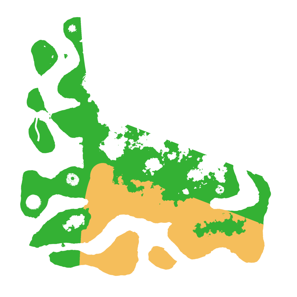 Biome Rust Map: Procedural Map, Size: 3550, Seed: 55301