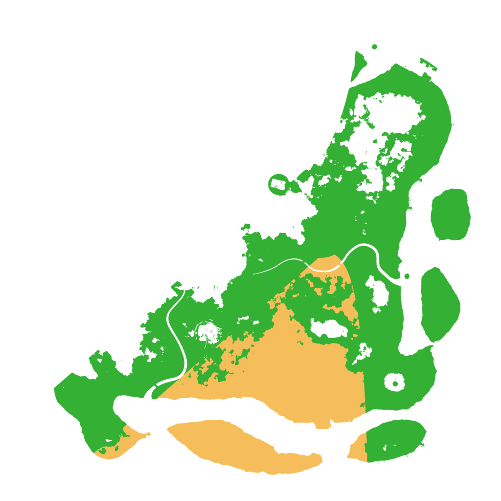 Biome Rust Map: Procedural Map, Size: 3800, Seed: 1383138676