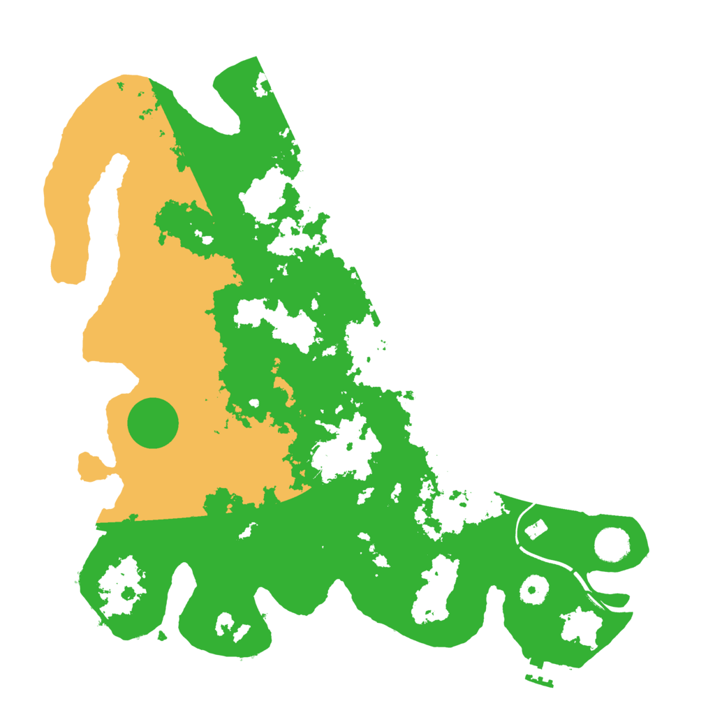 Biome Rust Map: Procedural Map, Size: 3700, Seed: 92421912