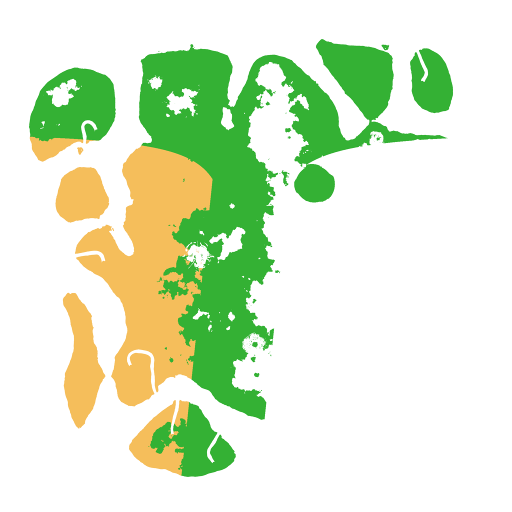 Biome Rust Map: Procedural Map, Size: 3700, Seed: 4379565