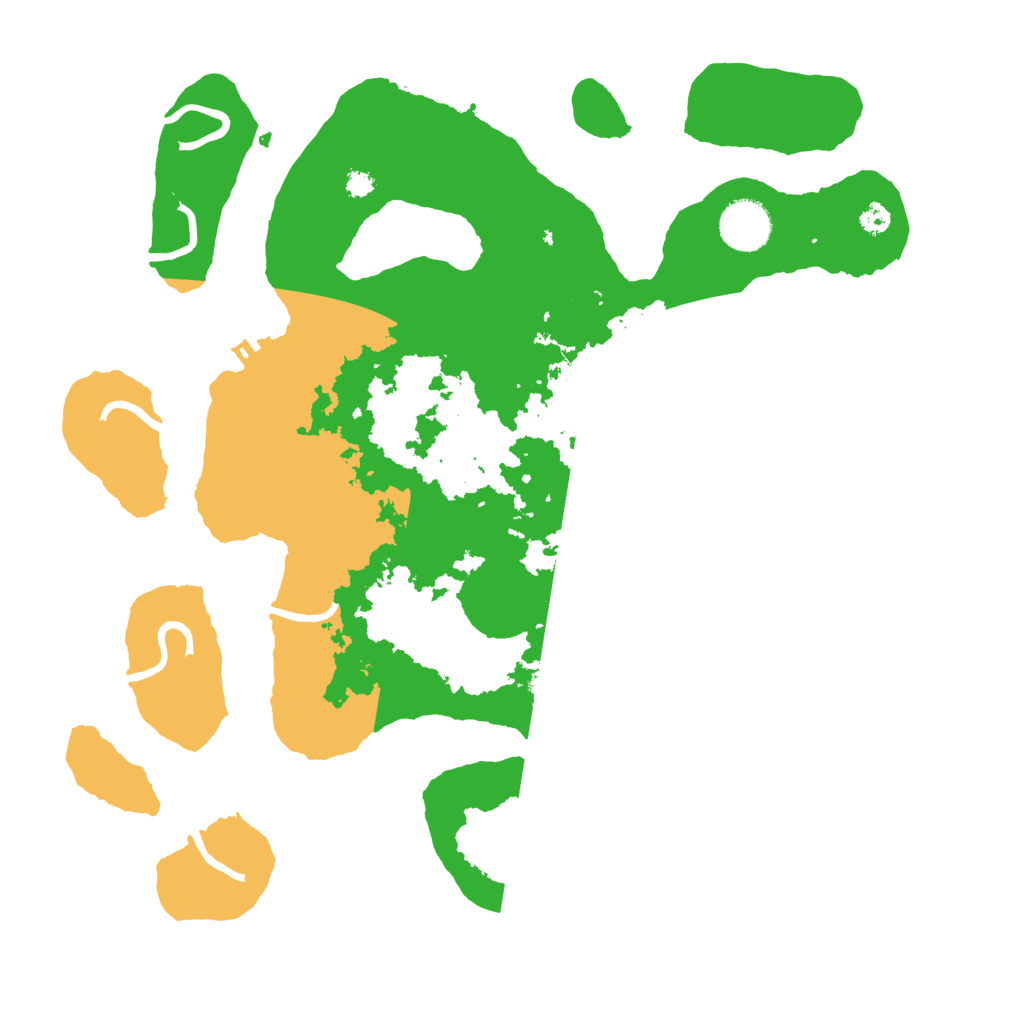 Biome Rust Map: Procedural Map, Size: 3500, Seed: 2891481