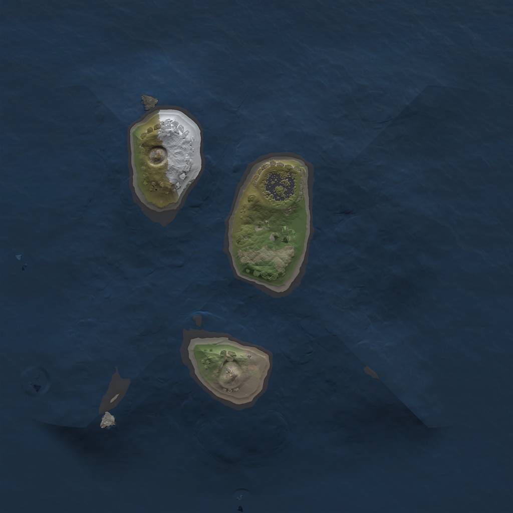 Rust Map: Procedural Map, Size: 1700, Seed: 2000, 5 Monuments