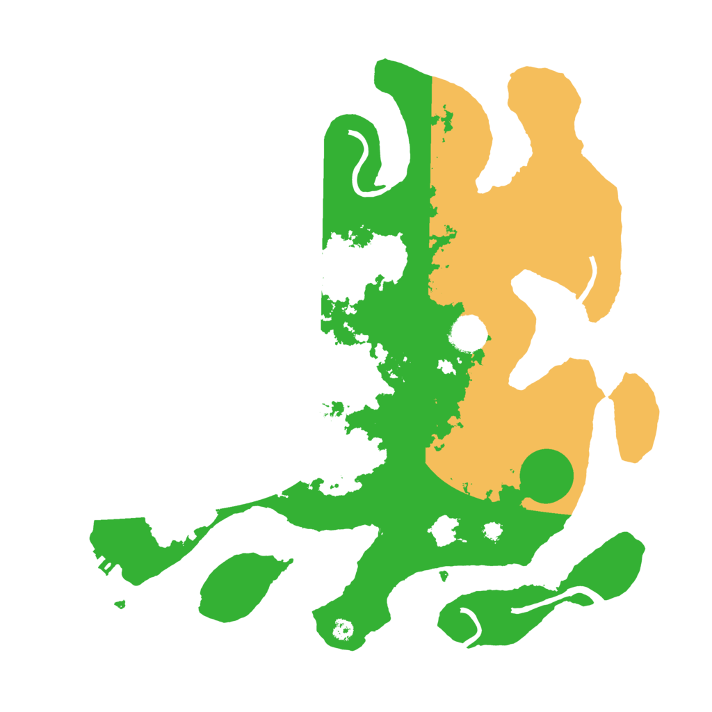 Biome Rust Map: Procedural Map, Size: 3500, Seed: 1370272