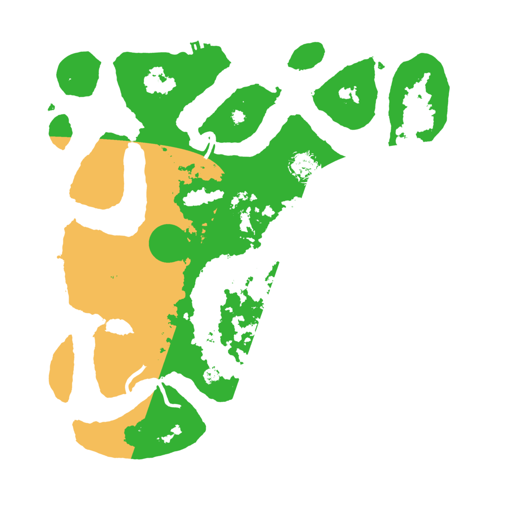 Biome Rust Map: Procedural Map, Size: 3500, Seed: 3857607