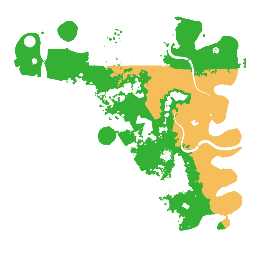 Biome Rust Map: Procedural Map, Size: 4000, Seed: 63797