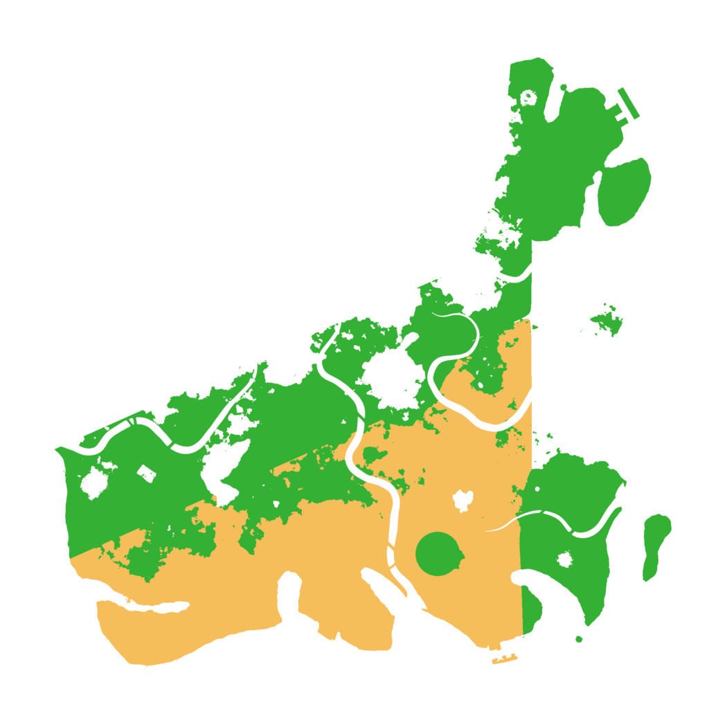Biome Rust Map: Procedural Map, Size: 4250, Seed: 5636774