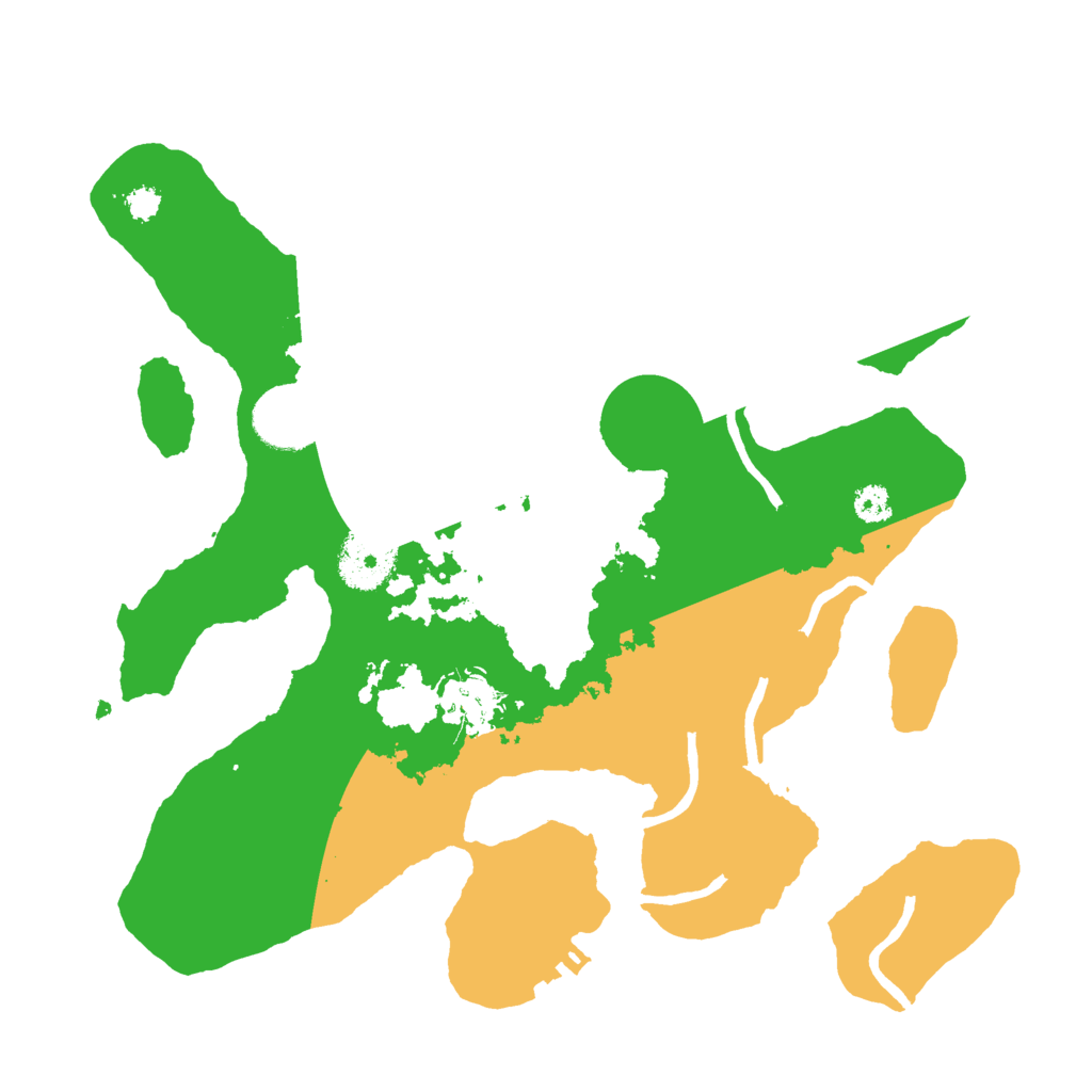 Biome Rust Map: Procedural Map, Size: 3000, Seed: 2438392
