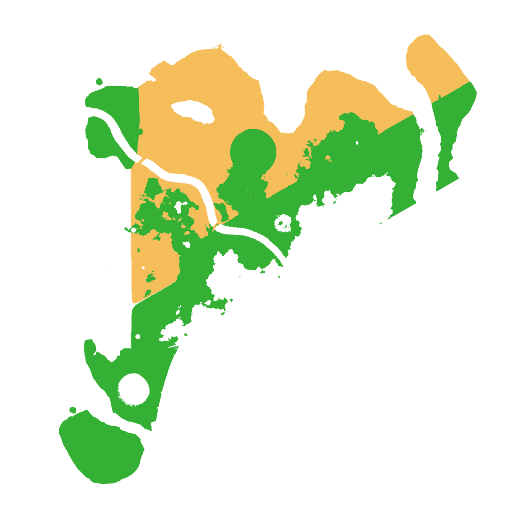 Biome Rust Map: Procedural Map, Size: 3000, Seed: 9