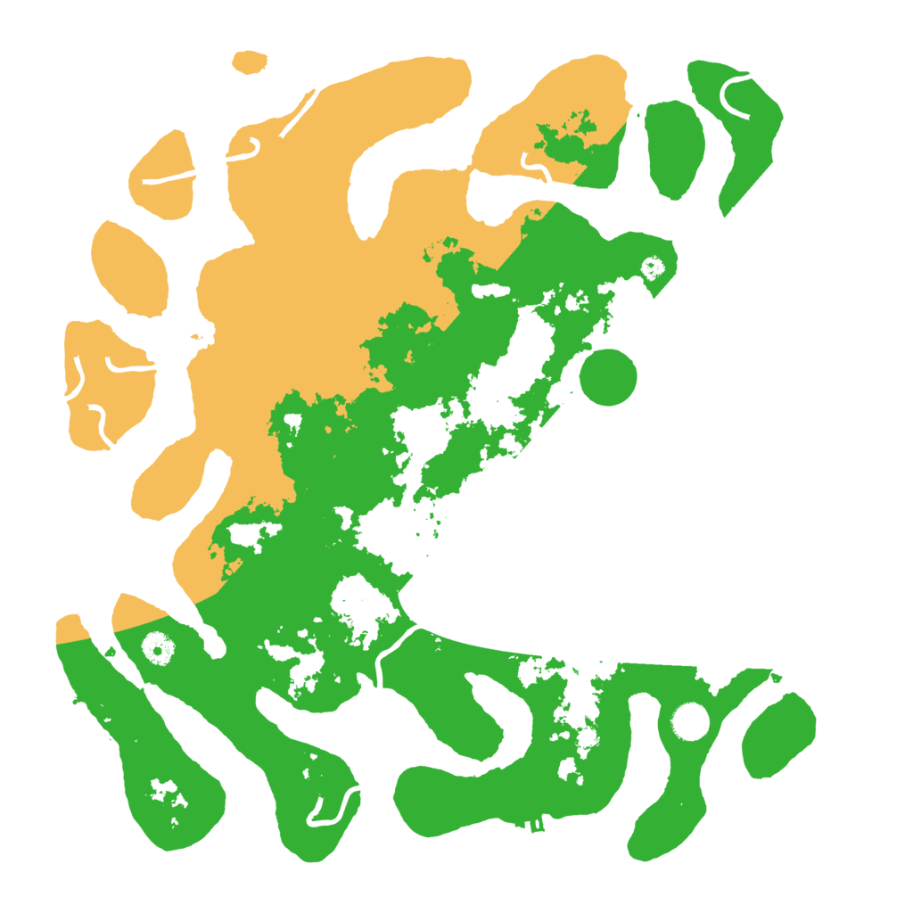 Biome Rust Map: Procedural Map, Size: 4250, Seed: 491030