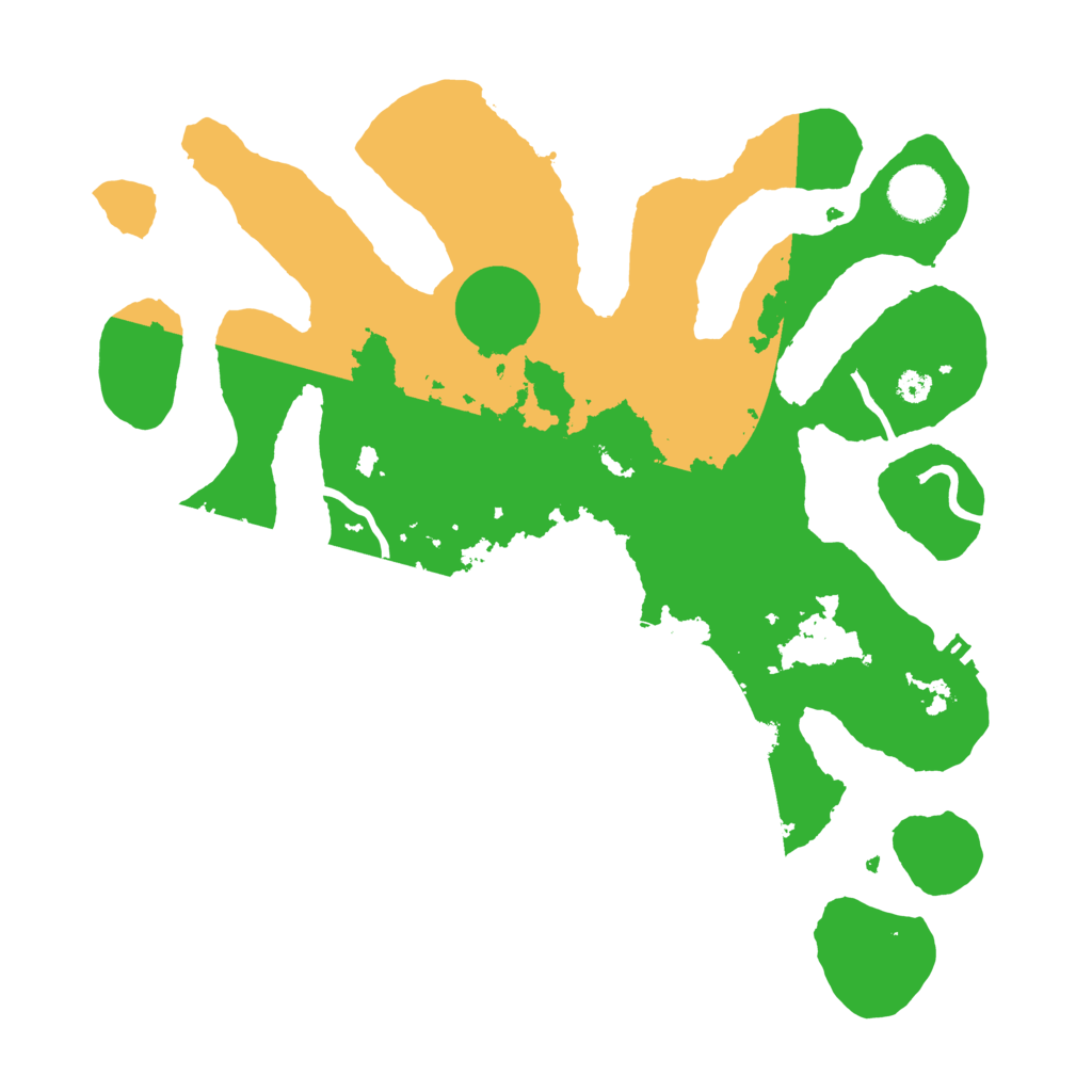 Biome Rust Map: Procedural Map, Size: 3400, Seed: 318445757