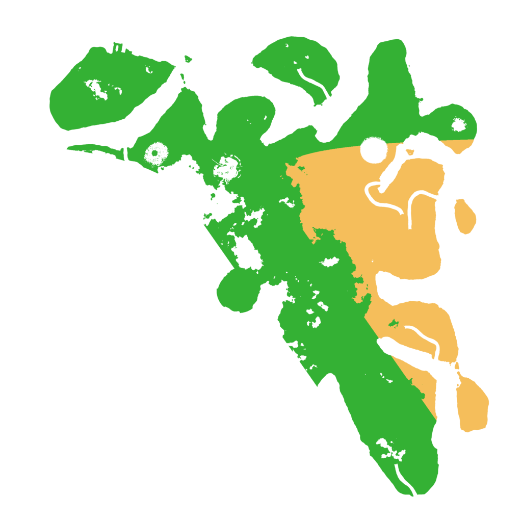 Biome Rust Map: Procedural Map, Size: 3500, Seed: 3907862