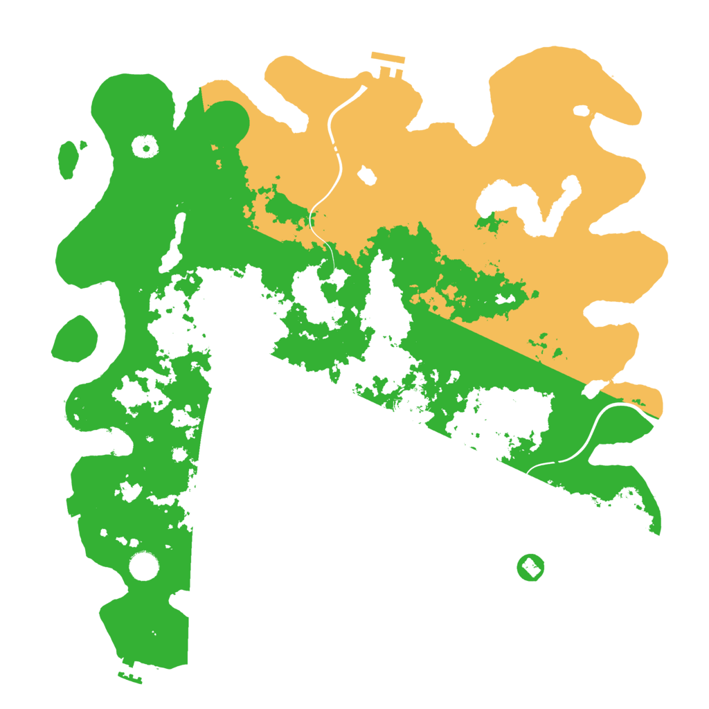 Biome Rust Map: Procedural Map, Size: 4250, Seed: 6441476