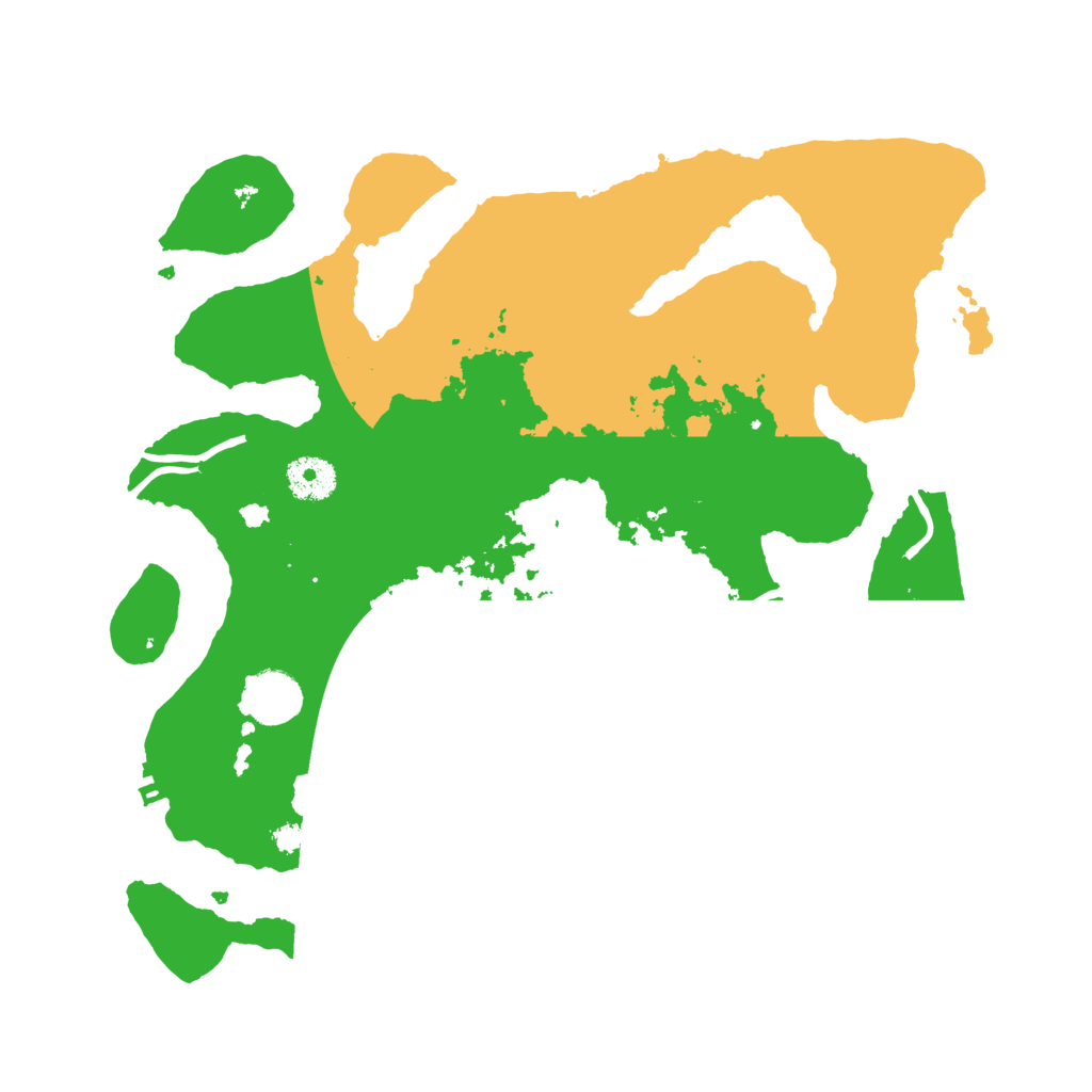 Biome Rust Map: Procedural Map, Size: 3500, Seed: 6263985