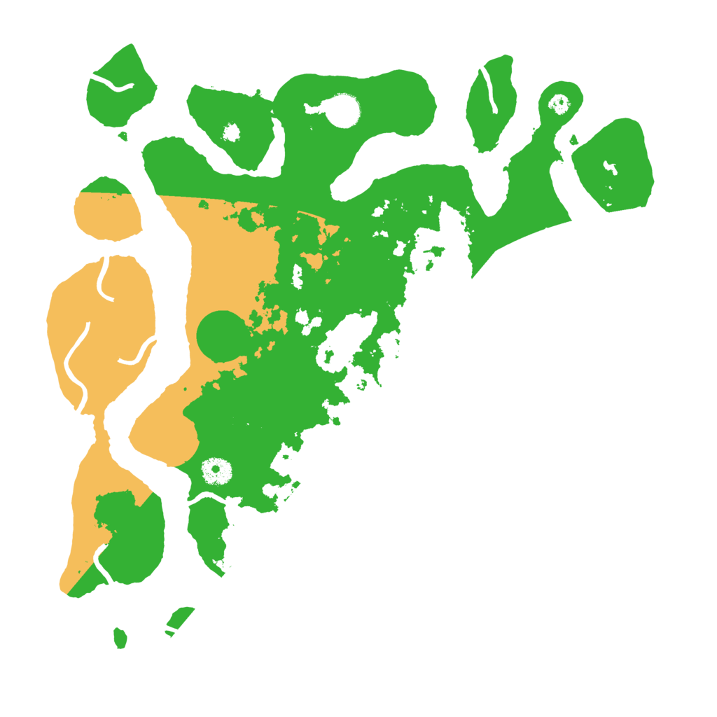 Biome Rust Map: Procedural Map, Size: 3700, Seed: 5513280