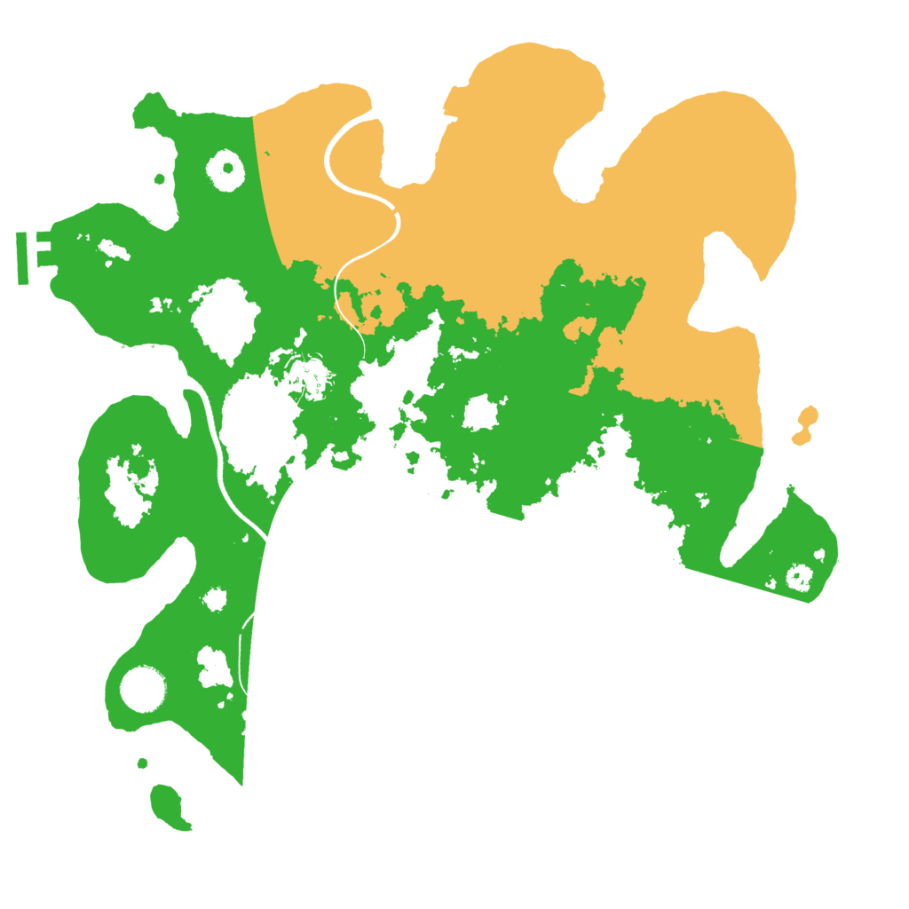 Biome Rust Map: Procedural Map, Size: 3500, Seed: 4211134