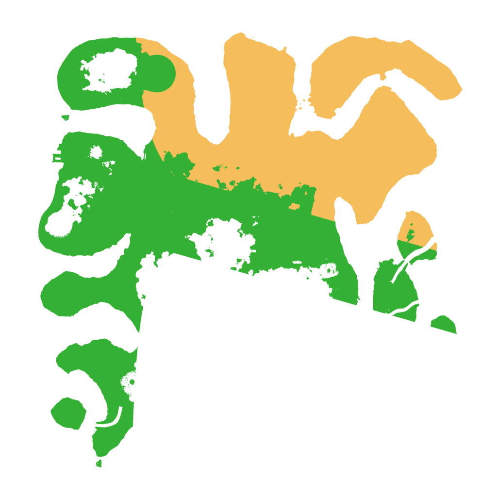 Biome Rust Map: Procedural Map, Size: 3500, Seed: 2717084