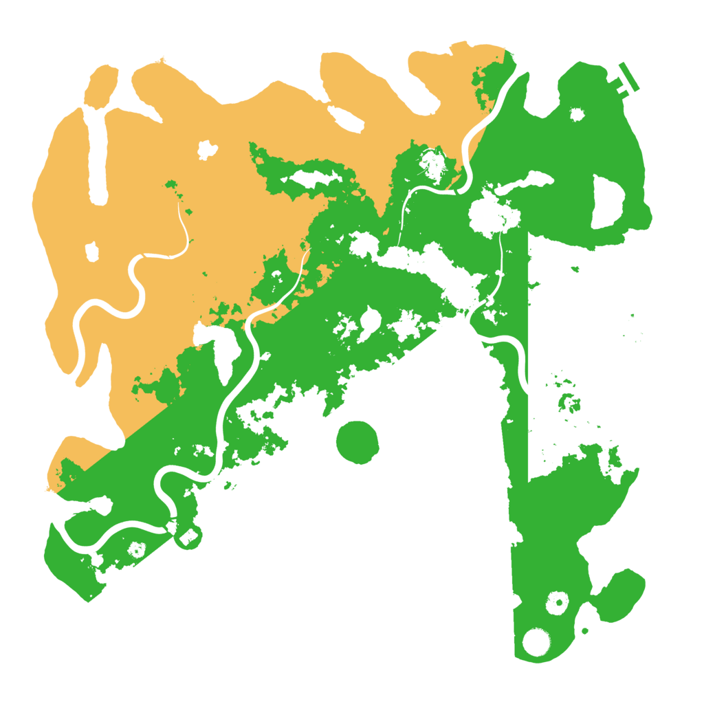Biome Rust Map: Procedural Map, Size: 4500, Seed: 3424581