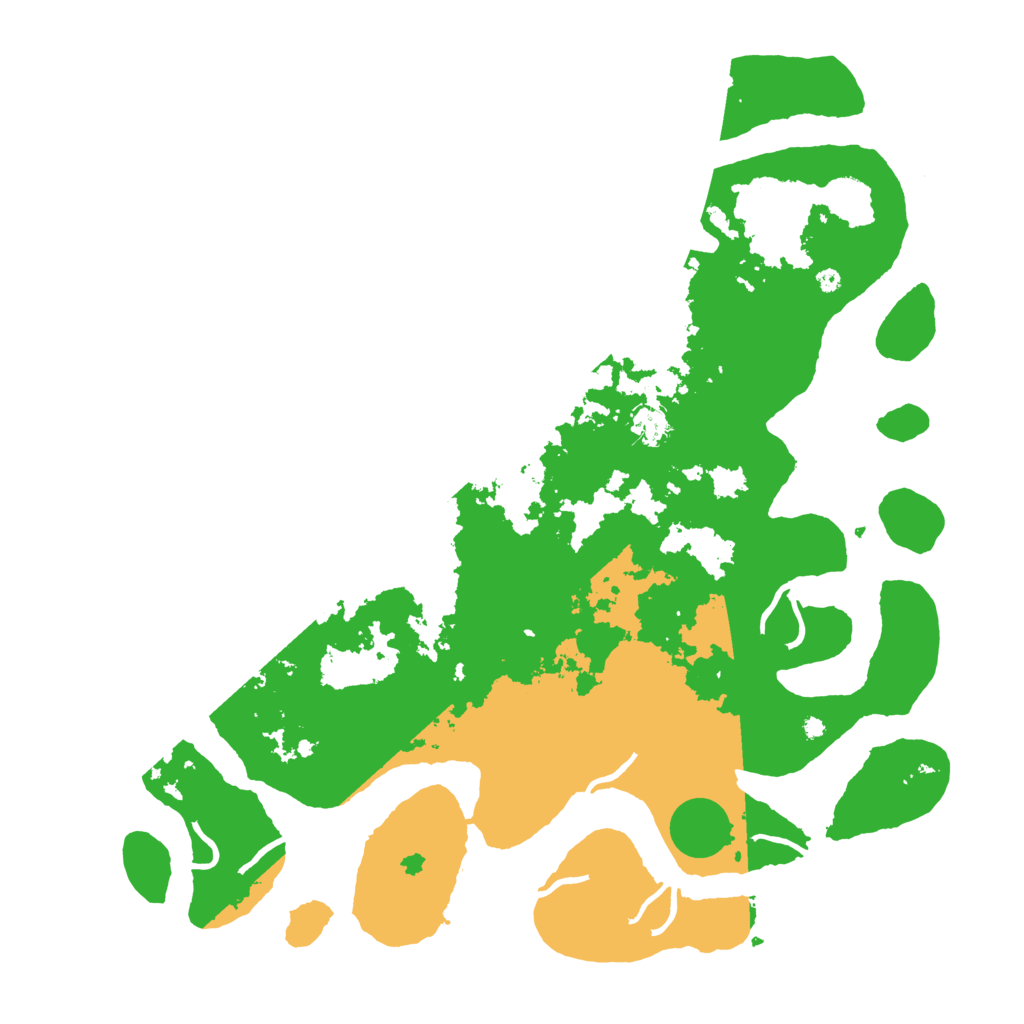 Biome Rust Map: Procedural Map, Size: 4500, Seed: 678526121