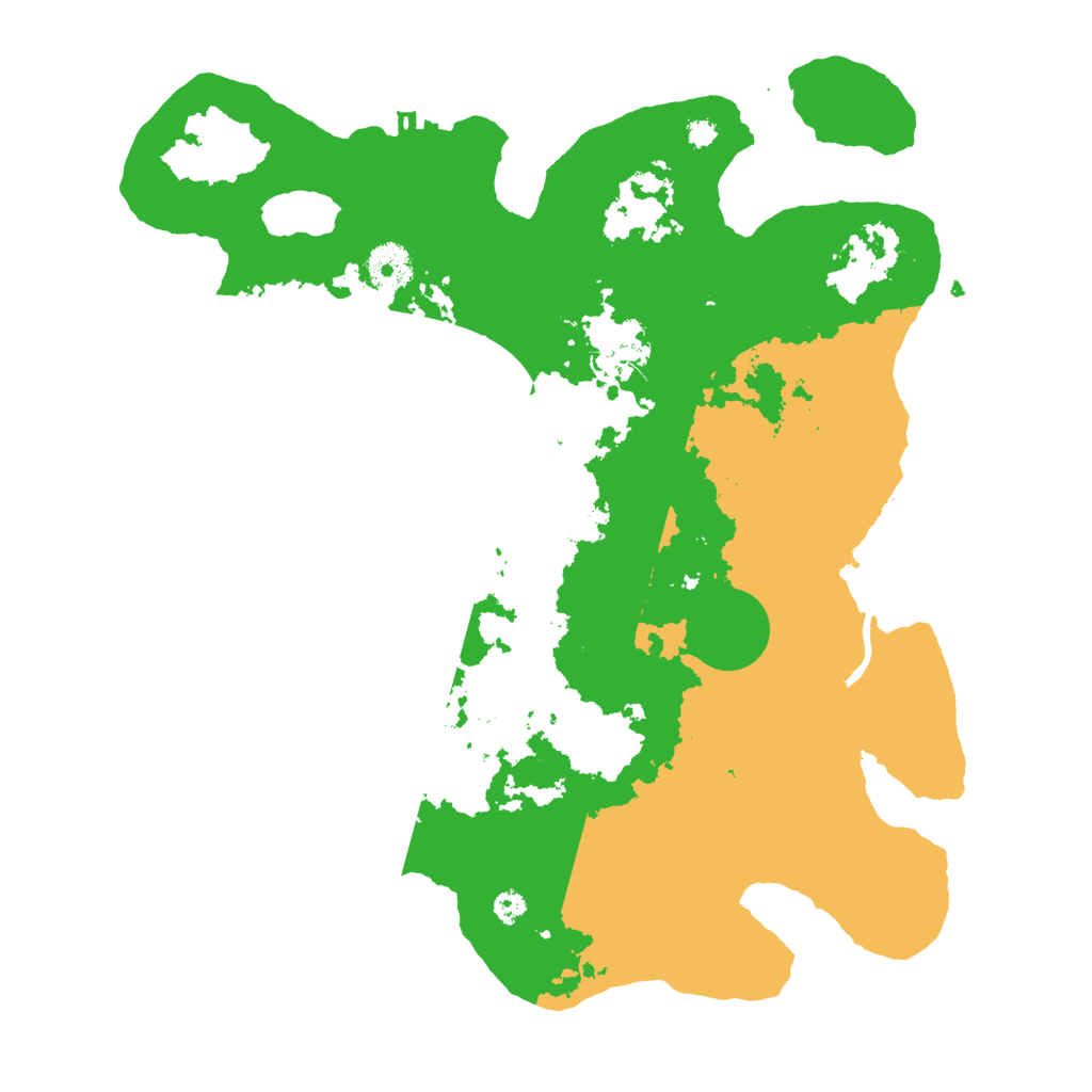 Biome Rust Map: Procedural Map, Size: 3500, Seed: 917904