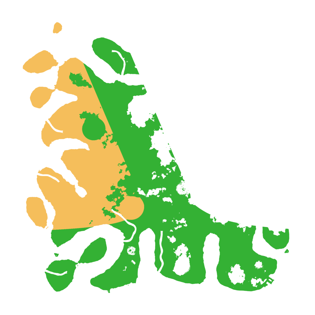 Biome Rust Map: Procedural Map, Size: 3700, Seed: 1085435