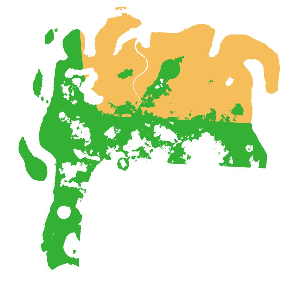 Biome Rust Map: Procedural Map, Size: 4000, Seed: 3563