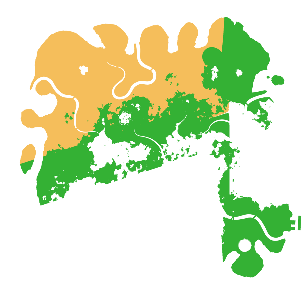 Biome Rust Map: Procedural Map, Size: 4250, Seed: 2980135