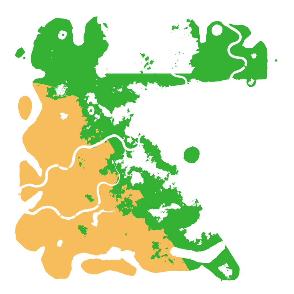 Biome Rust Map: Procedural Map, Size: 5000, Seed: 1656801559