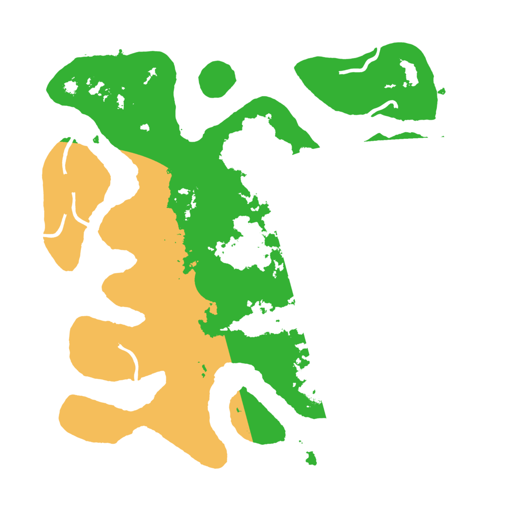 Biome Rust Map: Procedural Map, Size: 3500, Seed: 3345520