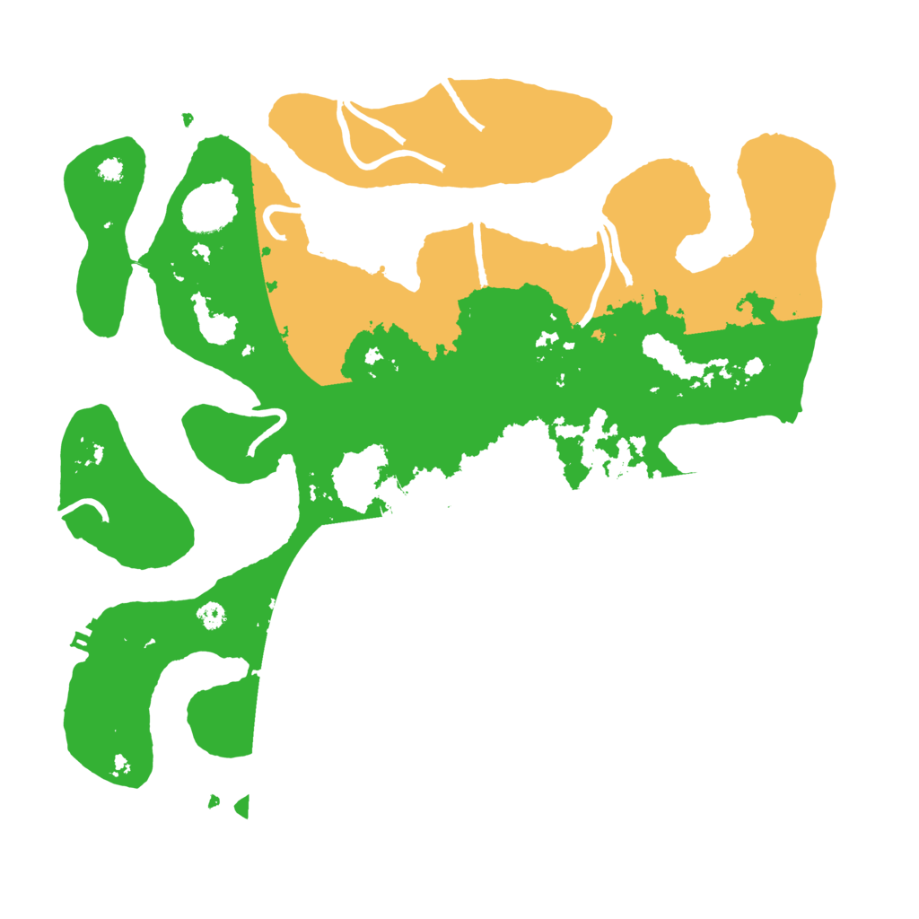 Biome Rust Map: Procedural Map, Size: 3500, Seed: 1198677