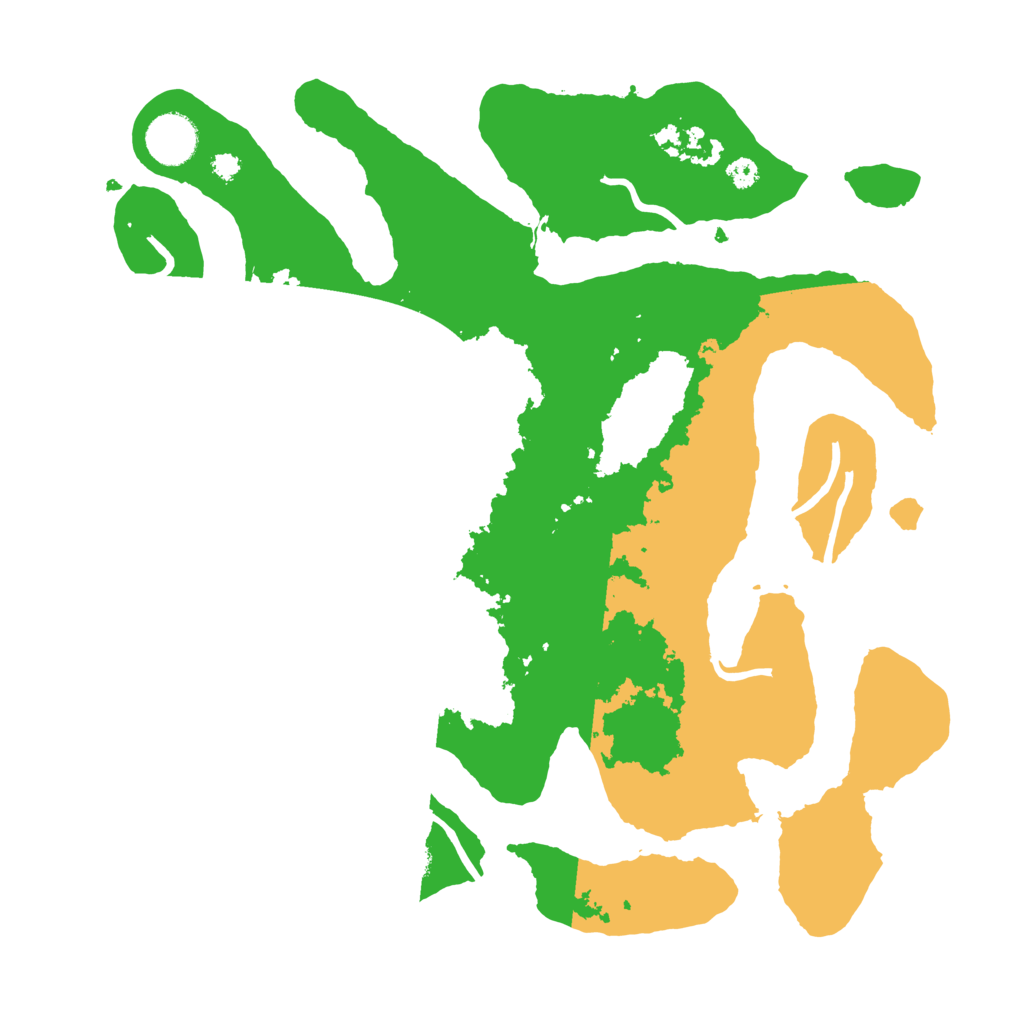 Biome Rust Map: Procedural Map, Size: 3500, Seed: 5306579