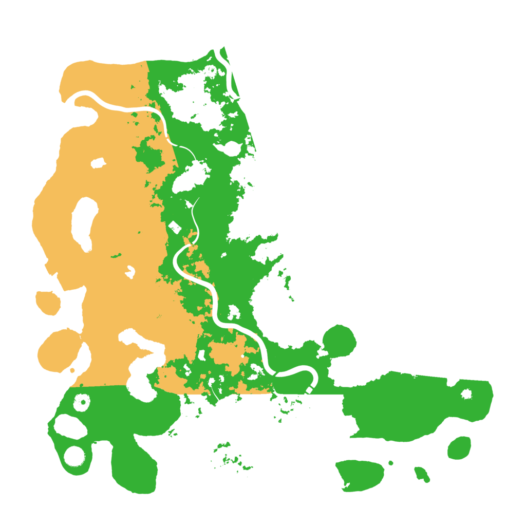 Biome Rust Map: Procedural Map, Size: 4500, Seed: 3498873