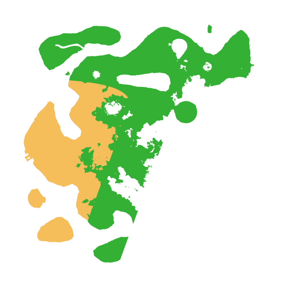 Biome Rust Map: Procedural Map, Size: 3500, Seed: 643042705