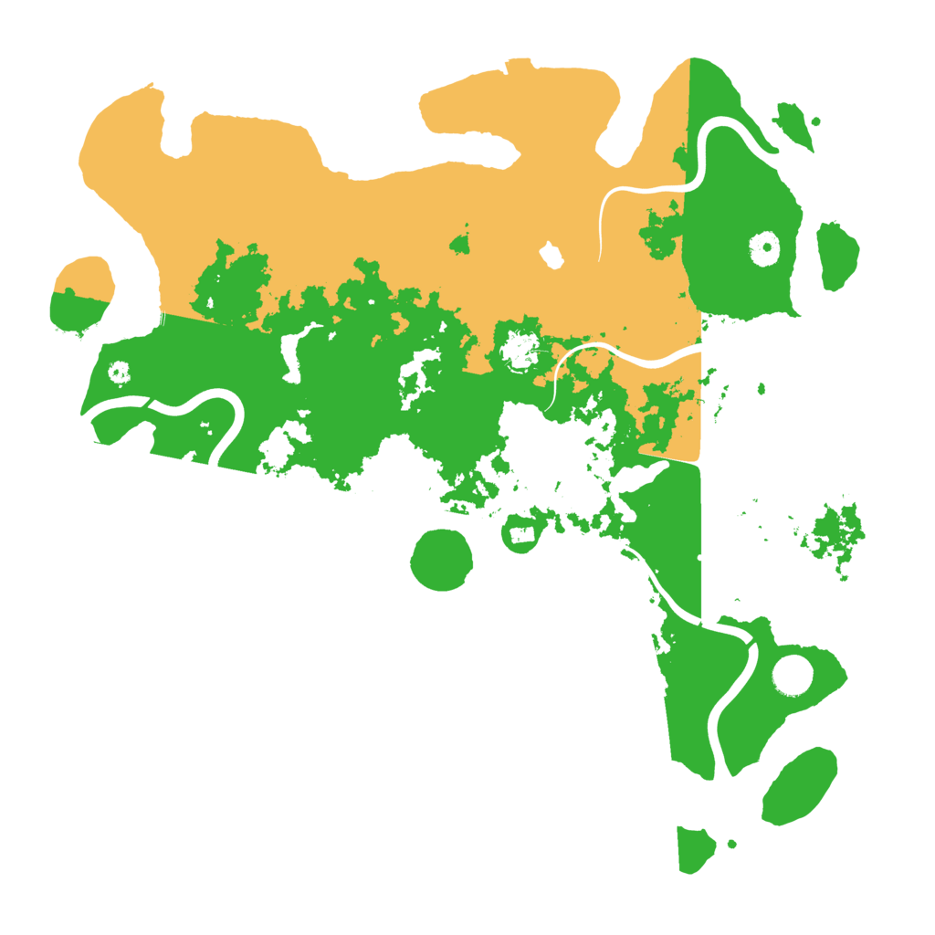 Biome Rust Map: Procedural Map, Size: 4250, Seed: 5384462