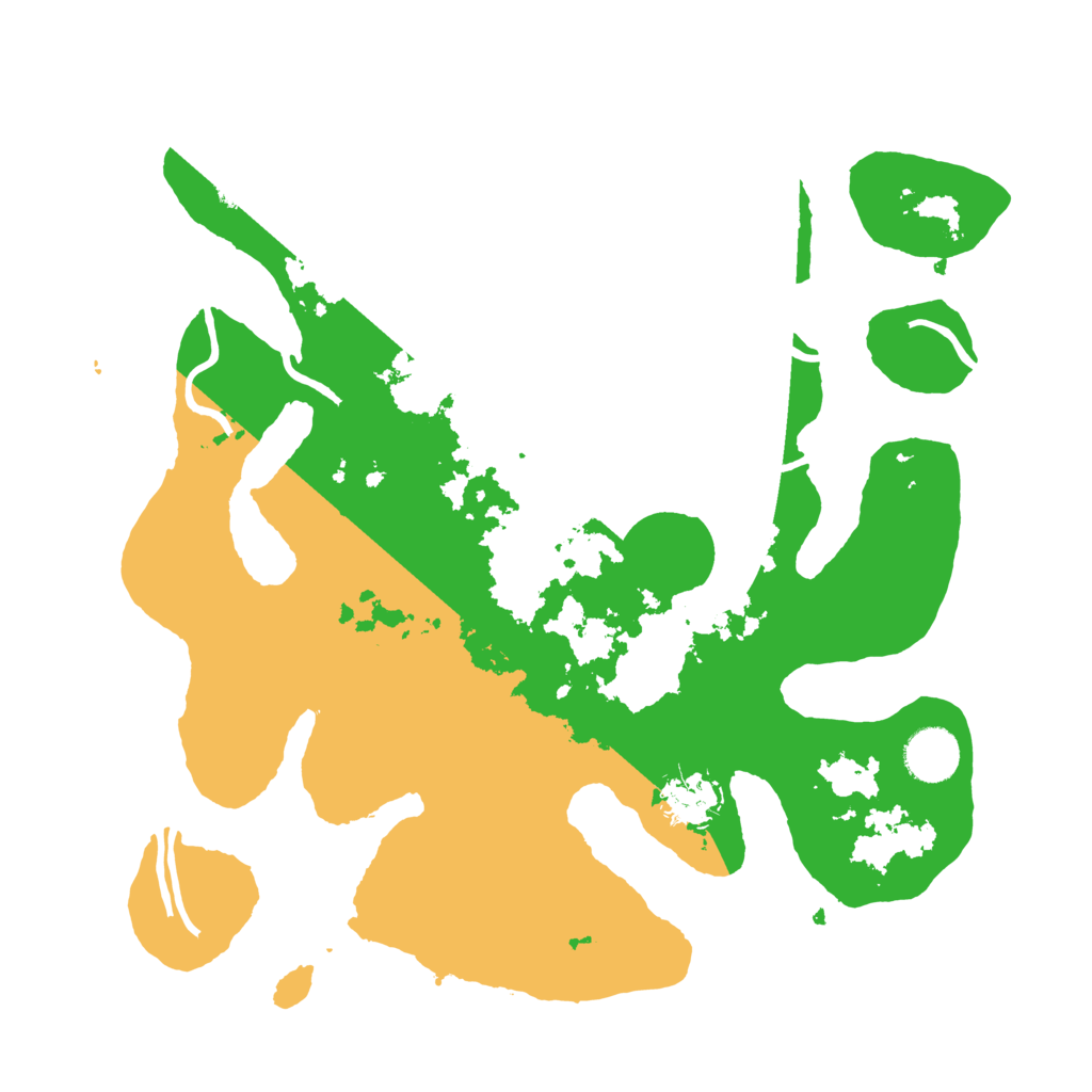 Biome Rust Map: Procedural Map, Size: 3500, Seed: 3842395