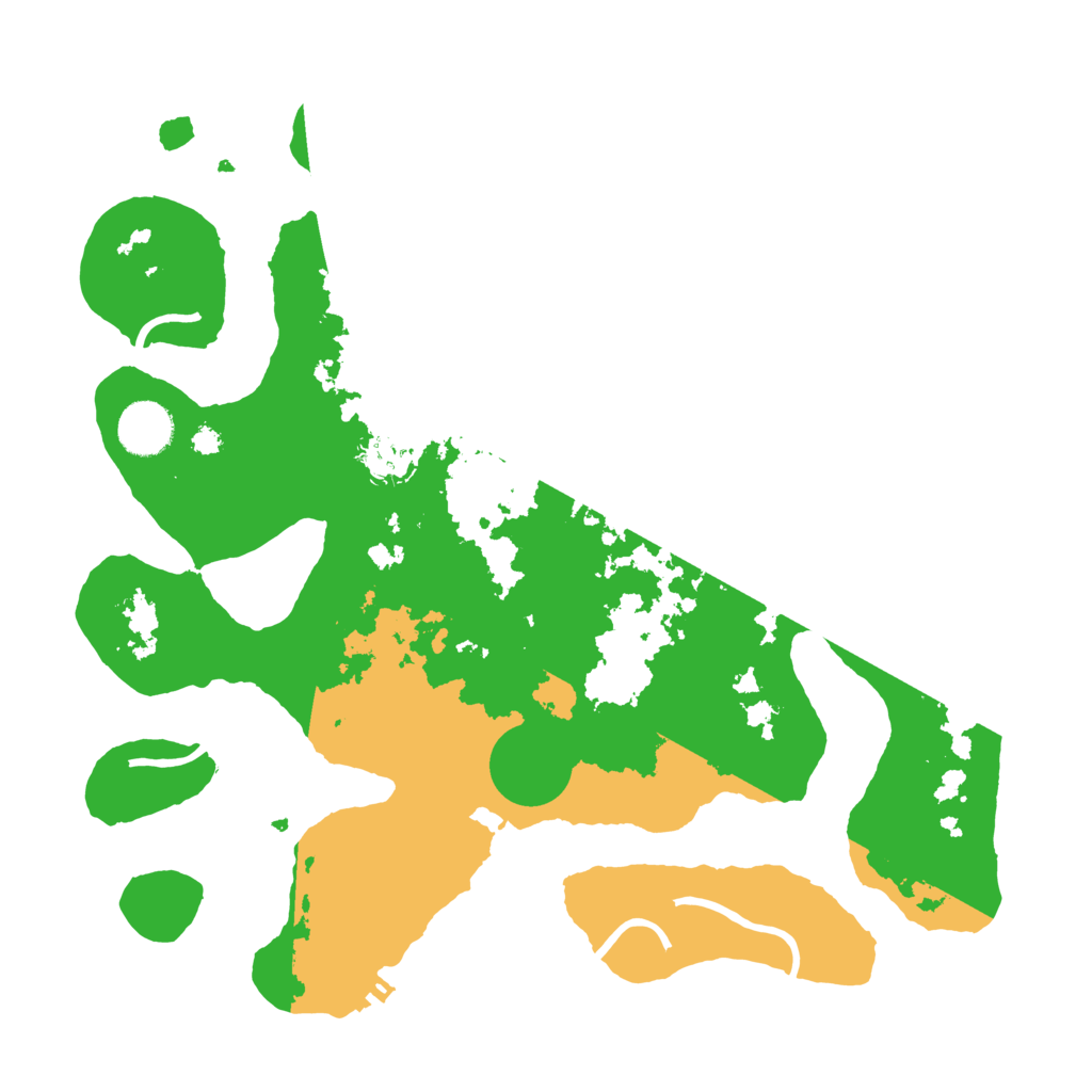 Biome Rust Map: Procedural Map, Size: 3500, Seed: 1756335775