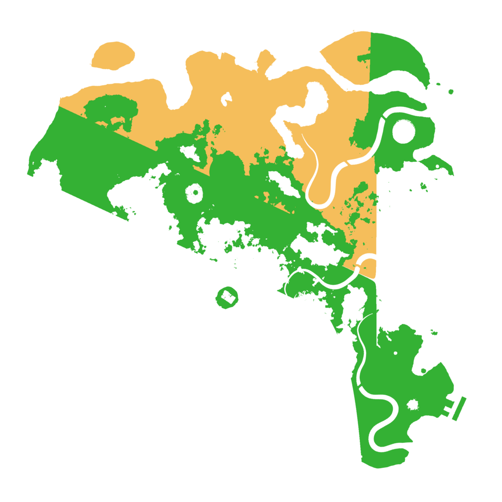 Biome Rust Map: Procedural Map, Size: 4050, Seed: 1611129045