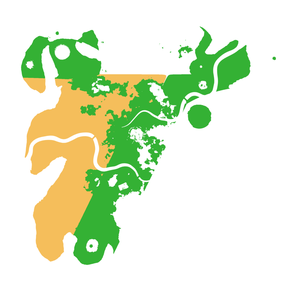 Biome Rust Map: Procedural Map, Size: 3500, Seed: 125894